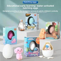 Juguete Educativo Creativo de Caja Sorpresa con Figuras de Animales y Astronautas de Material EVA para Niños, que se Activan con Agua