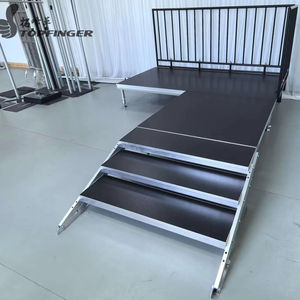 Plataforma de escenario modular de aluminio TFR de Venta caliente para eventos/Bodas/ILUMINACIóN/DJ/baile 4 pies * 4 pies/4 pies * 8 pies de carga pesada - Product Image 1