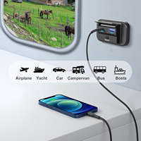 Chargeur rapide 48W PD + QC pour voiture, camping-car, bateau, prix d'usine, vente chaude
