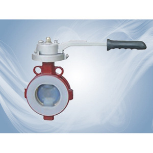 Válvula de Mariposa D41F D71F DN100 de Operación Manual para Aplicaciones Químicas - Product Image 1
