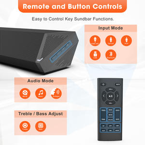 Barra de Sonido de 5.0 Canales con Subwoofer Inalámbrico, Montable en Pared, Compatible con Tarjeta de Memoria y USB - Product Image 5