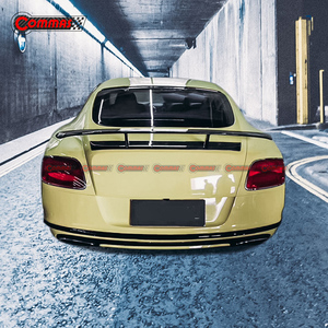 Suitable for 2012-2015 Bentley Continental GT Models Upgraded to MSY Style Carbon Fiber <b>Rear</b> <b>Spoiler</b> with Tail Wing - Product Image 3