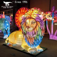 Handgemachte fortschritt liche LED-Lampen für chinesische Laterne Festival Dekorationen Beliebte Tier Dinosaurier Nummer Ss wasserdichte Eigenschaften