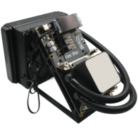 Mineur solo Bitcoin à refroidissement par eau haute efficacité Bitaxe NerdQaxe++ Hydro 4.8Th 75W, Mineur de loterie Bitcoin Nerdqaxe++ 4.8t Hydro