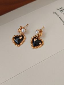 Pendientes Retro y Elegantes para Mujer, Joyería de Moda, Pendientes Colgantes que Expresan Amor Sencillo - Product Image 5