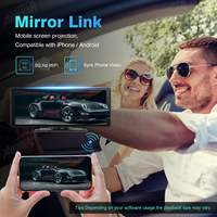 Autoradio Stéréo Double Voie 10,26 Pouces IPS avec Carplay, GPS, 5G, WIFI, AirPlay Sans Fil, Compatible Android Auto, Caméra de Recul et Commande Vocale