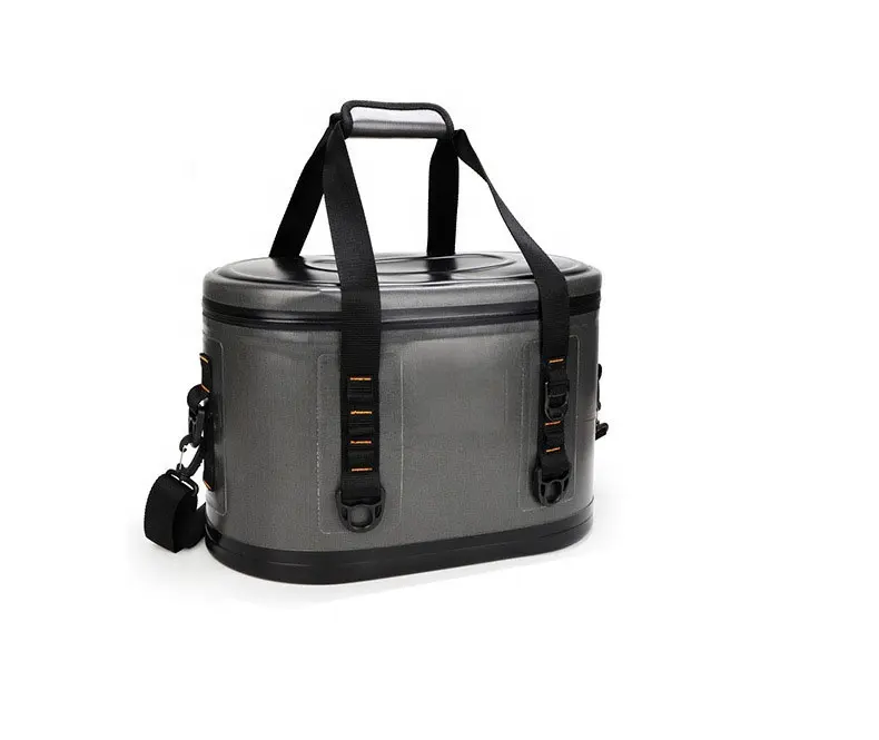 Collapsible Large TPU 60 Can Leak proof Waterproof Insulated for Ice Golf Road Trip Buckets Soft Portable Cooler Tote Bag