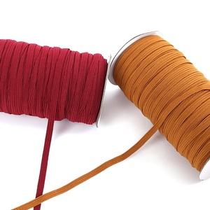 Cordon élastique en caoutchouc <span class=keywords><strong>tricot</strong></span>é et tissé, coloré, 3mm/6mm/8mm/12mm, en rouleau, directement de l'usine - Product Image 2