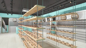 Conception d'intérieur 3D pour <span class=keywords><strong>magasin</strong></span> d'optique moderne sur mesure, vitrine, idées de design de boutique, <span class=keywords><strong>décoration</strong></span> et rénovation - Product Image 4