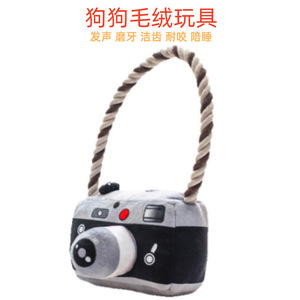 ของเล่นกล้องถ่ายรูปสุนัขแบบตุ๊กตาพร้อมเชือกจับ มีเสียง สำหรับฝึกสุนัขช่วงฟันขึ้น อายุ 0 ถึง 24 เดือน - Product Image 4