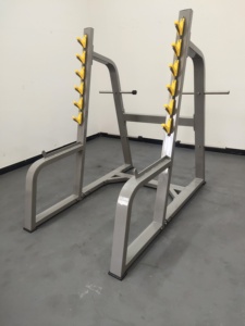 Rack de Sentadillas Multifuncional con Diseño Compacto para Barra Olímpica, Permite Ejercicios con Barra Olímpica - Product Image 6