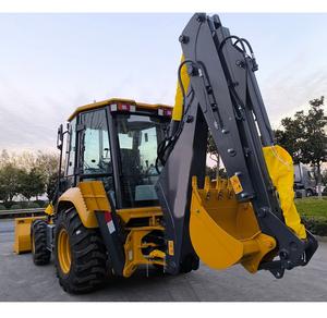 Chargeuse-<span class=keywords><strong>pelleteuse</strong></span> XC870K 4x4, chargeuse sur pneus avec pelle arrière, machine de construction multifonctionnelle à haute efficacité - Product Image 2