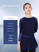 LA CICOGNA Jupe en tulle double couche personnalisée pour enfants, robe d'entraînement de patinage artistique et de ballet pour les compétitions