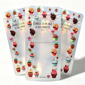 Bolsas Mylar Holográficas Personalizadas a Prueba de Olores para Gomitas y Dulces, Bolsas Stand Up de 3.5 con Impresión Personalizada - Product Image 1
