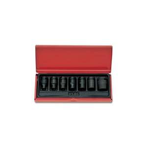 USAG - U02359272 Jeu de douilles dans boîte en tôle d'acier (7 pcs) - EAN 8010239142602 IMPACT SOCKETS AND ACCESSORIES - Product Image 1