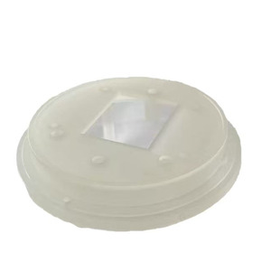 โคมไฟทรงกลมพีซี ลายสี่เหลี่ยม ไฟ LED แบบโค้งเว้า ให้แสงสว่างสูง - Product Image 1