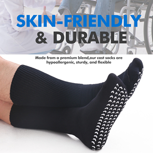 Kaos Kaki Bambu Grosir untuk Penderita <span class=keywords><strong>Diabetes</strong></span> Logo Kustom Warna Solid Unisex Model Crew Longgar Anti Selip Tidak Mengikat Bernapas - Product Image 5