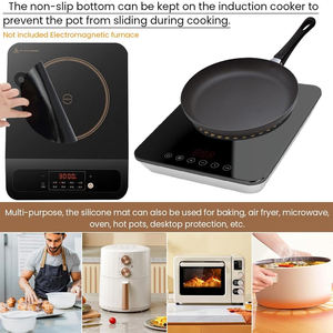 Stuoia <span class=keywords><strong>per</strong></span> fornelli magnetici a induzione con isolamento termico <span class=keywords><strong>in</strong></span> <span class=keywords><strong>Silicone</strong></span> - Product Image 4