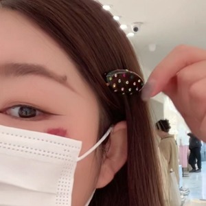 New Wholesale European Style Candy Color Rhinestone <strong>Acetic</strong> <strong>Acid</strong> Hair Clip for Women Girls Fashion Geometric Hairpins Jewelry - Product Image 2