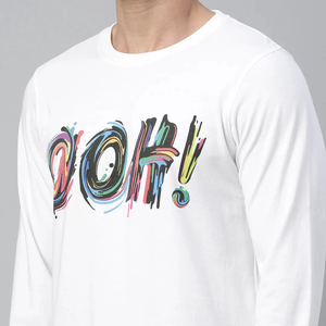 100% Cotton Made <b>Long</b> Sleeve T-Shirt Custom Design T Shirt <b>Long</b> Sleeve Men's Cotton T Shirts for Sale in Bulk Men's T-Shirts - Product Image 5