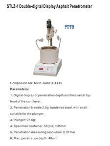 Penetrometro per Asfalto STLZ-1 con Display Digitale Doppio, Attrezzatura per Test di Penetrazione del Bitume, Apparecchio per Penetrazione dell'Asfalto - Product Image 4