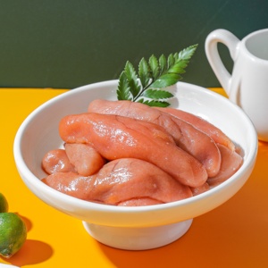 Huevas de abadejo sazonadas de Alaska (<span class=keywords><strong>Mentaiko</strong></span>) - Huevas de abadejo picantes congeladas para cocina japonesa y uso en catering - Product Image 1