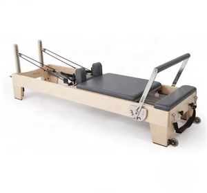 Equipo Comercial Usado OEM, Camas de Madera para el Hogar, Máquina de <span class=keywords><strong>Pilates</strong></span> <span class=keywords><strong>Reformer</strong></span> de Madera de Haya para Venta - Product Image 1
