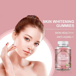 OEM 100% Natural Piel Blanqueamiento Gummies Mejor Aclarar Colágeno Biotin Gummies PARA LA Belleza Elimina las Manchas Oscuras - Product Image 2