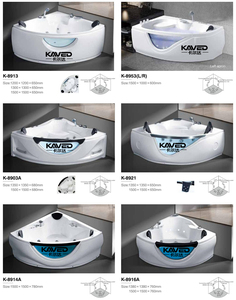 Bañera de <span class=keywords><strong>Esquina</strong></span> con <span class=keywords><strong>Hidromasaje</strong></span> de Lujo Tipo Jacuzzi con Puerta Lateral - Product Image 3