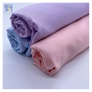 Zhongda pazarı Polyester Spandex streç Moss krep Abaya kumaş parlak Polyester kırışık krep şifon kumaş