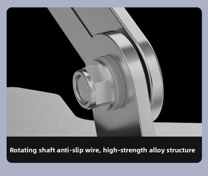 Nhôm Xoay rỗng làm mát máy tính xách tay đứng dọc Máy tính để bàn nâng cao với nâng và gấp tính năng cho máy tính bảng <span class=keywords><strong>PC</strong></span> - Product Image 4