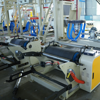 Machine de fabrication de film plastique HDPE/LDPE à double tête