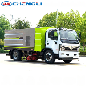 รถดูดฝุ่นและกวาดถนนแบบกำหนดเอง Clw 4x2 14 ตัน 12 ลูกบาศก์เมตร Dongfeng ประสิทธิภาพสูง สำหรับทำความสะอาดถนนในเขตเทศบาล - Product Image 1