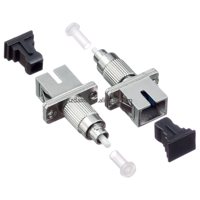 Adaptateur hybride fibre optique Damu FC mâle SC femelle UPC, connecteur convertisseur monomode à bride pour réseau télécom FTTH 1260-1650nm