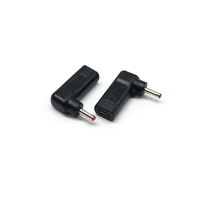 Convertisseur DC USB 3.0 Type C vers 5.5X2.5 5.5X2.1 4.8X1.7 4.0X1.7 3.5X1.35 3.5X1.1 Prise d'alimentation mâle DC à angle de 90 degrés en forme de L