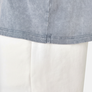 T-shirt personnalisé délavé à l'acide pour hommes 100% coton surdimensionné grande taille graphique t-shirts pour hommes impression logo t-shirt vintage pour hommes - Product Image 1