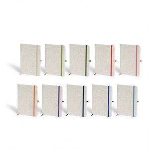 A5 Linen Notebook Hardcover Elastic Band High Quality Diary Business Office Work Enterprise Customized LOGO Festival <b>Gifts</b> - Product Image 6
