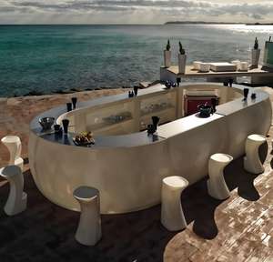 Bancone da bar a LED in plastica per mobili da bar - Product Image 3