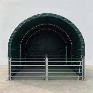 Abri Portable pour Bétail, Chèvres et Chevaux, Tente d'Élevage en Acier Revêtu de PVC, Vente en Gros Usine - Product Image 1