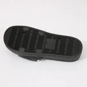Fast Shipping Summer Ladies Shoes Black 2024 Platform Flat Sandals For Women YTXNT56
