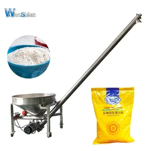 Weeshine High Quality Stainless Steel Screw Feeder Conveyor Automatic Incline Auger Feeder Manufacturer