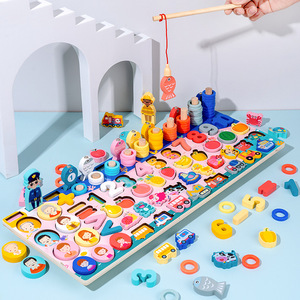 Bằng gỗ thân thiện với môi 6-in-1 Montessori bận rộn Board-CPC chứng nhận Đếm & số phù hợp với câu đố tốt động cơ kỹ năng đồ chơi lứa tuổi 8-13 - Product Image 6