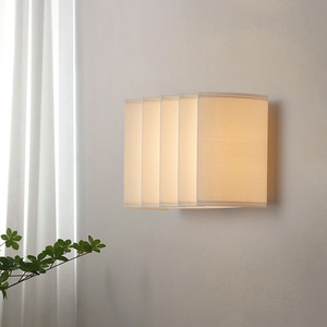 Lampe murale avec abat-jour en acrylique, Source de lumière LED, Base d'ampoule E27, contrôle par interrupteur, pour couloir, chevet, Design minimaliste japonais - Product Image 3