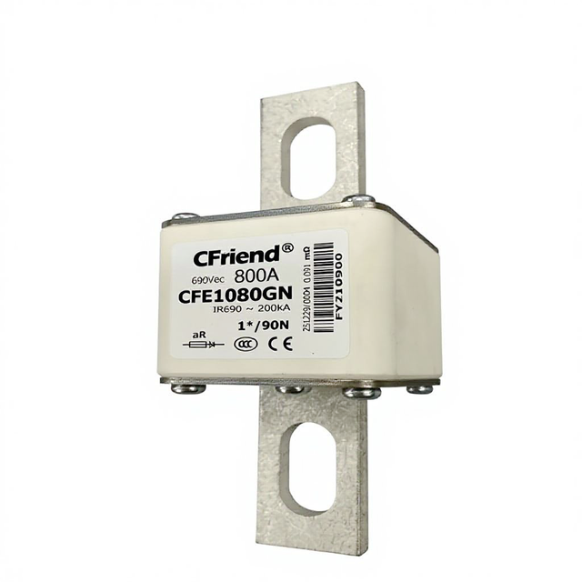 690VAC European Standard Fuse Square Body Ceramic Fuse High Speed IEC Certified Fuse Link for Soft Starters