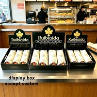 Individuell Bedruckte Schwarz-Goldene Döner-Kebab-Verpackungsbox Einweg-Restaurant-Takeaway-Lebensmittelverpackung mit Logo Wellpappe-Displaybox