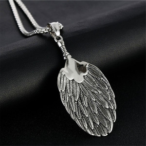 yunnique Feather Pendant Necklace Tibetan Silver Alloy Unisex Jewelry Gift Fashion Retro Style - Product Image 4