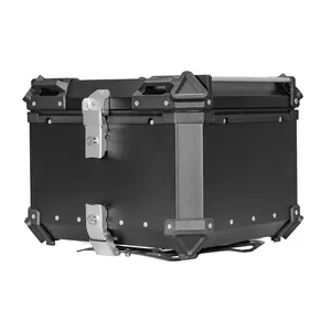 Motorcycle 36L 45L 55L 65L Motorcycle Tail Boxes PP ABS Aluminum Trunk Top Case Luggage Black X-Series Motorbike Box For Motorcycle