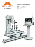 Centre d'usinage CNC 5 axes multi-broches JET pour le fraisage et le mortaisage de tiges de chaise en bois massif
