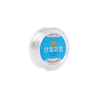 Vente en gros de bijoux fil élastique extensible cordon de perles élastique pour bracelet collier bricolage fabrication de fil de cristal