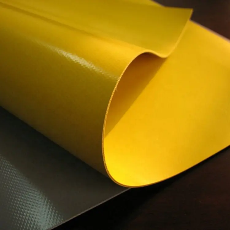 Tessuto in tela cerata rivestito in vinile PVC materiale poliestere